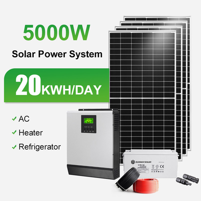 CHINA 10000w Mono Panel Solarstromgenerator Kits Off Grid Solarenergiesystem für Zuhause fournisseur