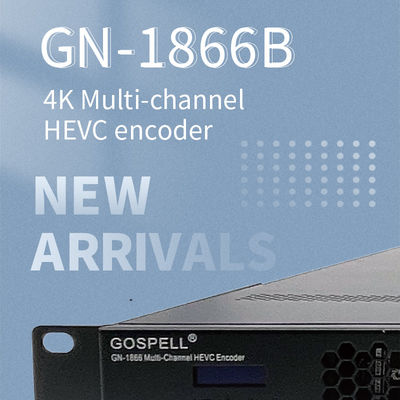 China Kanal HEVC Digital Gospell 4K HD multi- Fernsehkodierer-Kopfende-Gerät H.265 IPTV Kodierer strömend fournisseur
