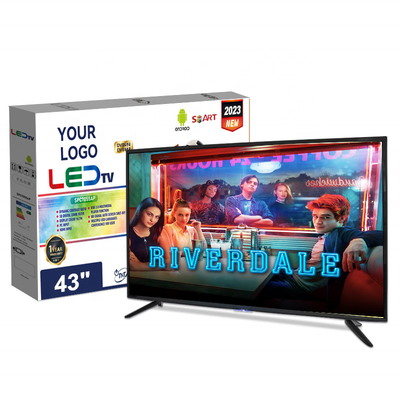 CHINA Hersteller Smart Display 43 Zoll Fernseher Fernseher 24 32 40 43 50 55 65 Zoll LED-Fernseher mit Android-TV-Stand fournisseur